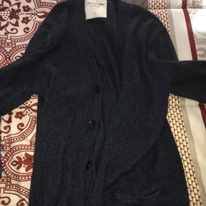 Dark navy Abercrombie and Fitch cardigan